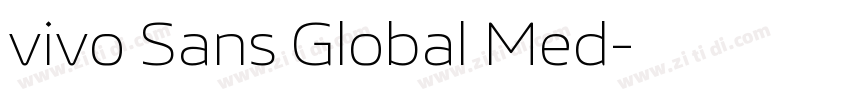 vivo Sans Global Med字体转换 vivo Sans Global Med字体转换